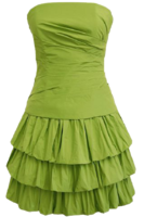 Kurzes Taftkleid